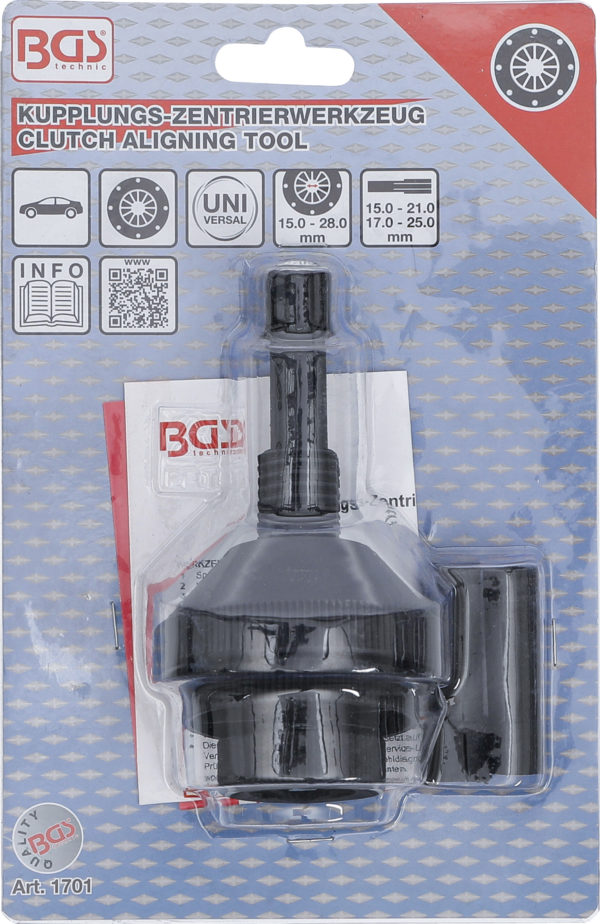 Kupplungs-Zentrierwerkzeug | universal | für Nabendurchmesser 15 - 28 mm