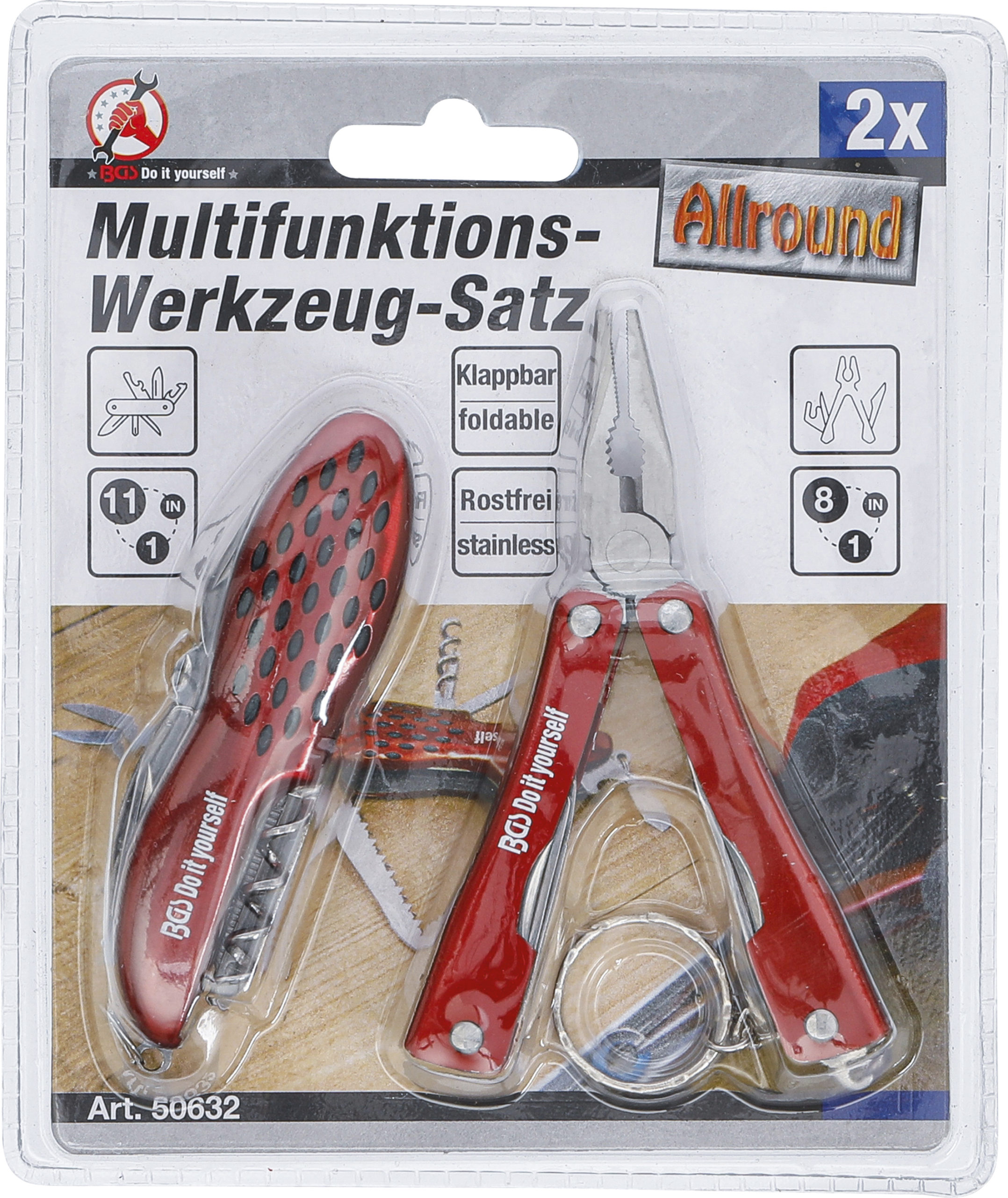 Multifunktions-Werkzeug-Satz, 2-tlg.